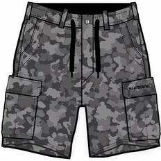 Shimano Cargo Shorts Grey Camo Grå