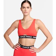 Nike Pro Indy Plunge sports bh Damer Tøj Orange