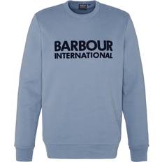 Barbour Brockley Crew Jumper - Dusty Blue