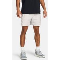 Under Armour Yellow Trousers & Shorts Under Armour Curry Woven Short pants White