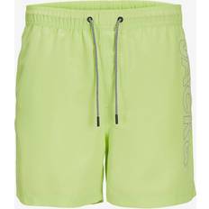 Polyester Badehosen Jack & Jones Badeshorts Fiji 12253118 Grün Regular Fit