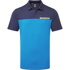 Golf - Men T-shirts Under Armour T2G Block Golf Polo Shirt Photon Blue/Midnight Navy/Nova Orange 1383139-406