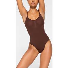 3XL Bodysuits SKIMS Bodysuit Deep Neutral Everyday Sculpt Cocoa