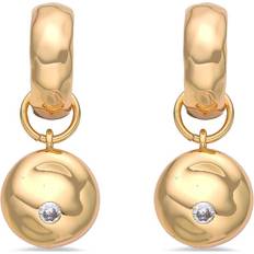 Eye Candy LA Lou Golden Huggie Earrings NoColor NoSize