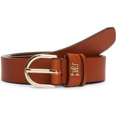 Tommy Hilfiger Women Belts Tommy Hilfiger Damengürtel Essential Effortless Gold AW0AW16798 Braun