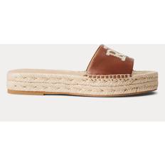 Lauren Ralph Lauren Espadrillos Lauren Ralph Lauren Sandaler Polly Logo - Brun