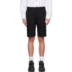 Stone Island Shorts Stone Island Bermuda Bomulds Shorts Med Lommer - Sort