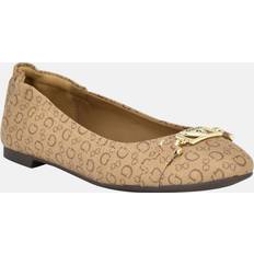 Brown - Men Ballerinas Guess Factory Huntly Ballet Flats