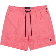 Psycho Bunny Mens Malta Hydrochromic Swim Trunk - Camellia Rose