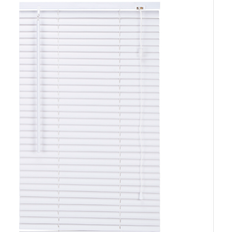 Plastic Pleated Blinds Wood Effect Smooth Venetian 45x152cm