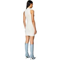 Diesel Vita Klänningar Diesel Robe Courte À Col Roulé En Maille Côtelée - Polychrome