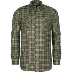 Ull Skjortor på rea Pinewood Men's Lappland Wool Shirt Mossgreen/Light Khaki, XXL, Mossgreen/Light Khaki