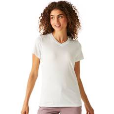 Regatta Tops Regatta Women's Quick Drying Fingal V-Neck T-Shirt White