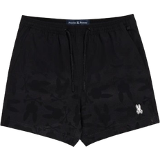 Psycho Bunny Men's Malta Hydrochromic Swim Trunk - Black