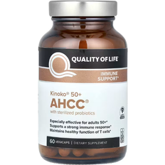Quality of Life Kinoko 50+ AHCC with Sterilized Probiotics 60 st