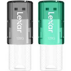 LEXAR Jumpdrive S60 128gb Pendrive 2 Units Durchsichtig