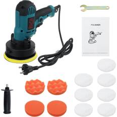 Mini 5 Inch Car Polisher Machine Buffer Polishing Sponge Pads Kit