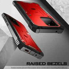 Poetic Licence for galaxy s20 ultra case full-body rugged shockproof cover metallic red