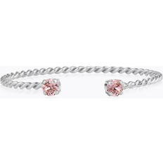 Caroline Svedbom Mini Twisted Bracelet - Silver/Purple