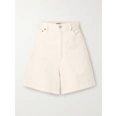 Blanc - Shorts en jean Agolde Stella Short Baggy Taille - White