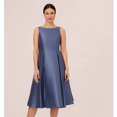 Adrianna Papell Clothing Adrianna Papell Midi Dress - Blue Frost