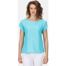 Regatta Women's Breathable Adine Stripe T-Shirt Seascape, Blue