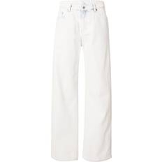 Monki Naoki Low Waist Loose Jeans - Bleached Blue