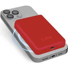 SBS Kabellose Magnetische Powerbank 5000 mAh