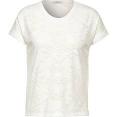 Damen - Natur T-Shirts Cecil T-Shirt naturweiß