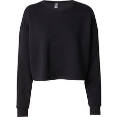 Kurz Pullover Only Play Sportsweatshirt 'LOUNGE' schwarz