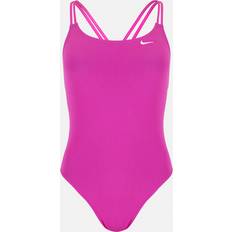 Nike Pink Swimwear Nike Swimming Hydrastrong Spiderback Tight Fit Performance Swimsuit - Pink
