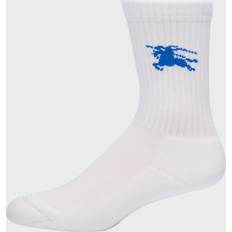 Burberry Underwear Burberry Ribbed Cotton Blend Socks - White