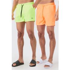 Multicolored Swimming Trunks boohooMAN Mens Original Mid Length Pack Trunks Multi