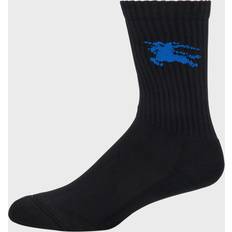 Burberry Underwear Burberry Ribbed Cotton Blend Socks - Black