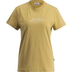 Lundhags Herr T-shirts Lundhags Women's Järpen Logo T-shirt Straw, XL, Straw