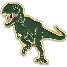 Jewelry Pinmart Green T-Rex Tyrannosaurus Rex Dinosaur Enamel Lapel