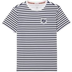 Lacoste Ultra-Dry Roland Garros Edition T-shirt White/Navy Blue