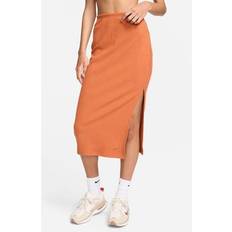 Orange Skirts Nike Slit Rib Midi Skirt