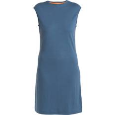 Icebreaker Damen Kleider Icebreaker Damen Granary Sleeveless Kleid blau