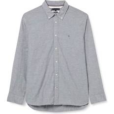 Grå - Oxfordskjorter Tommy Hilfiger 1985 Collection TH Flex Shirt DESERT SKY