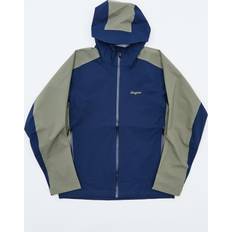 Bergans Herre Jakker Bergans Men's Vaagaa Allround 3L Shell Jacket Navy Blue/Green Mud, XXL, Navy Blue/Green Mud