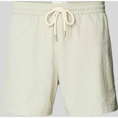 Badehosen Champion Badeshorts aus recyceltem Nylon Hellgrau