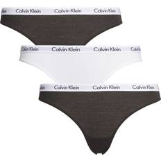 Damen - Mehrfarbig Unterhosen Calvin Klein 3er-Pack Slips CAROUSEL SCHWARZ/ WEISS