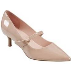 Pink Heels & Pumps Bandolino Medley Mary Jane Pointed Toe Kitten Heel Pump