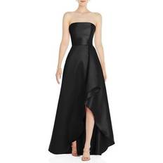 Alfred Sung Strapless Satin Gown