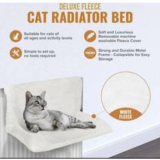 kitten hanging radiator pet dog bed warm fleece