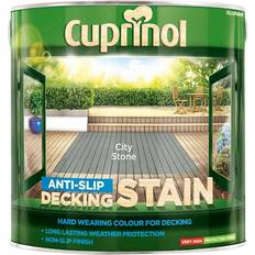 Paint Cuprinol Anti Slip Decking Woodstain City Stone 2.5L