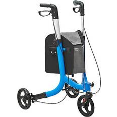 Health VEVOR 3-wheel rollator walker for aluminum foldable rolling walker 260lbs Blue