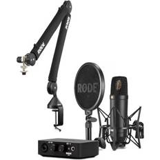 Røde nt1 RØDE NT1-mikrofon Ai-1-Ljudgränssnitt PSA1 -mikrofonstativ studiokit