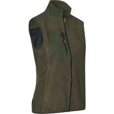 4XL - Dame Veste ID Identity Dame Fleecevest - Oliven